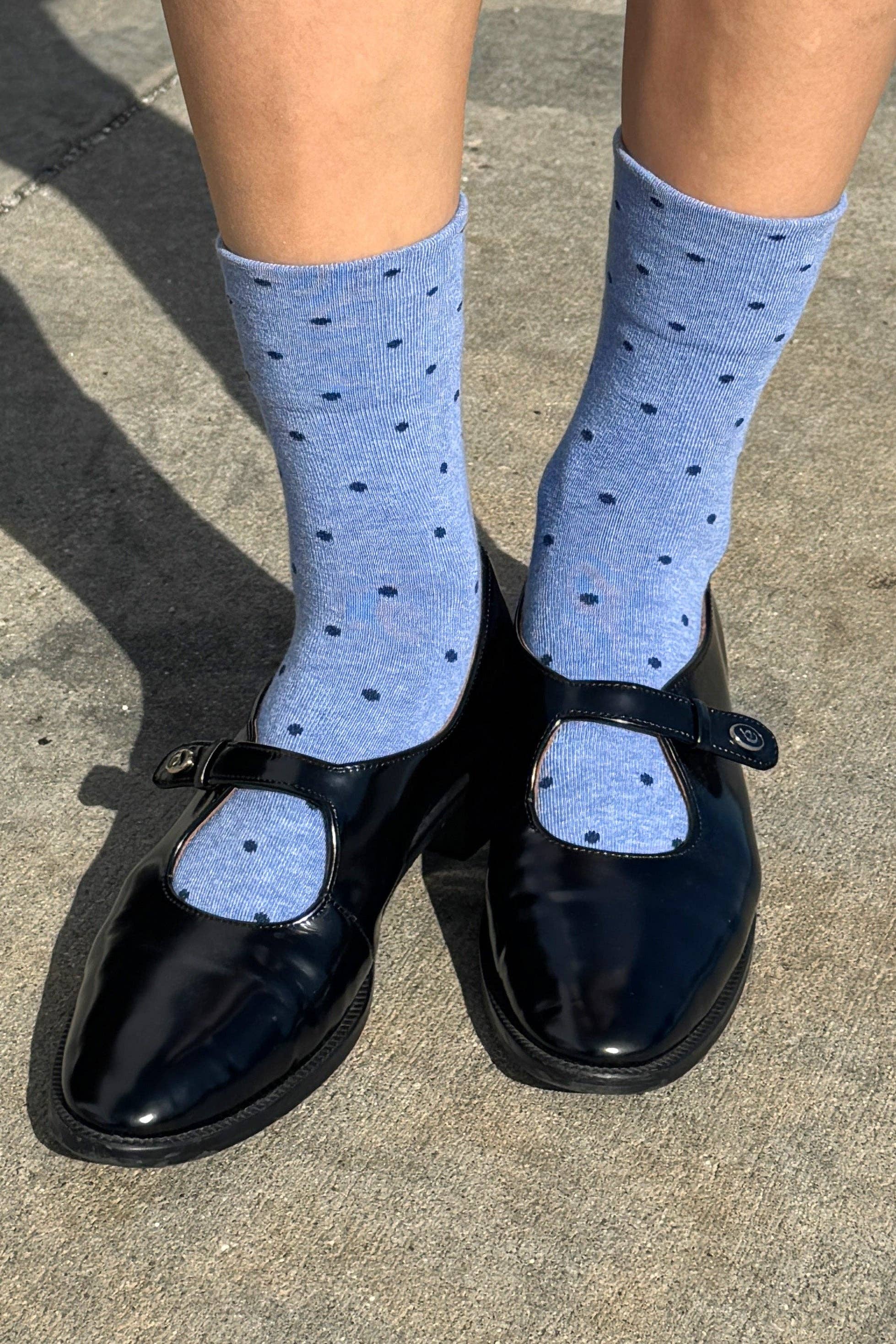 Polka Dot Sneaker Socks — view 3