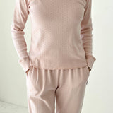 Pointelle Fundamental Tee - Baby Pink