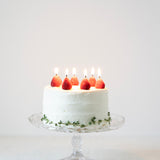 Strawberry Birthday Candles