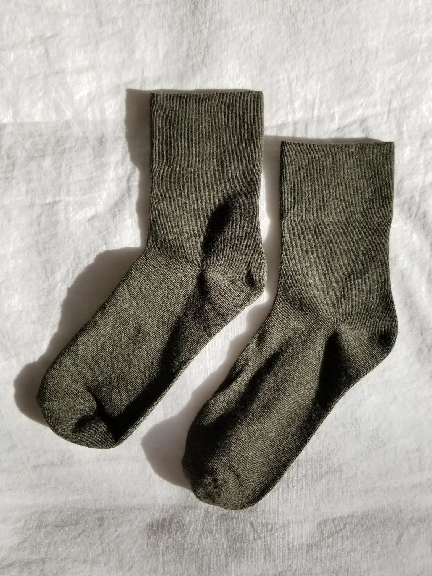 Sneaker Socks in Olive