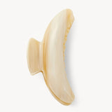 Pearlescent large claw clip on a white background
