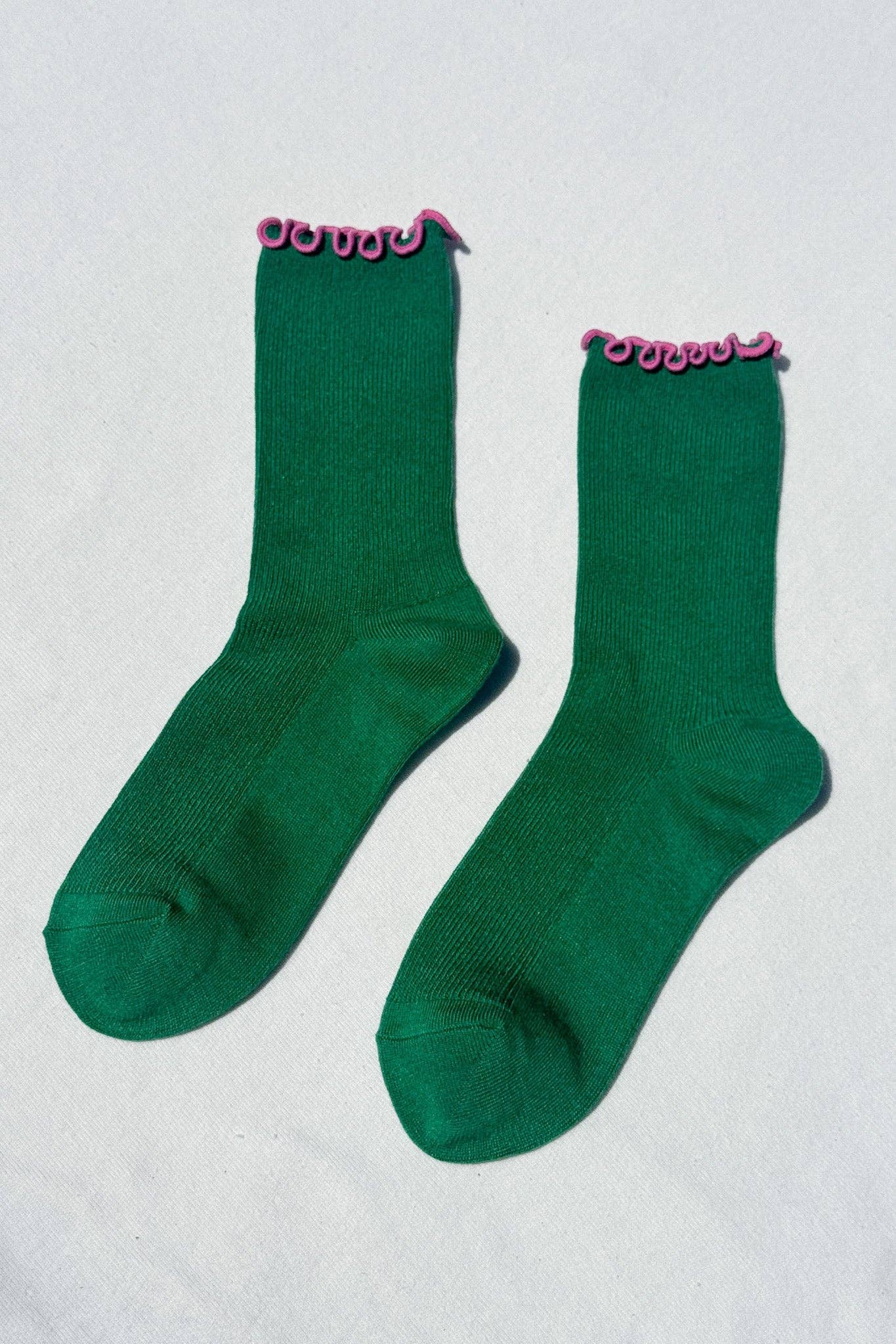 Ruffled Modal Socks