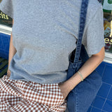 The Go-To Tee - Melange Grey