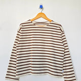 Sailor Top - Coffee Stripe
