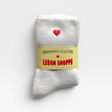 Embroidered Cloud Socks — view 4