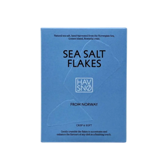 flat lay view of sea salt