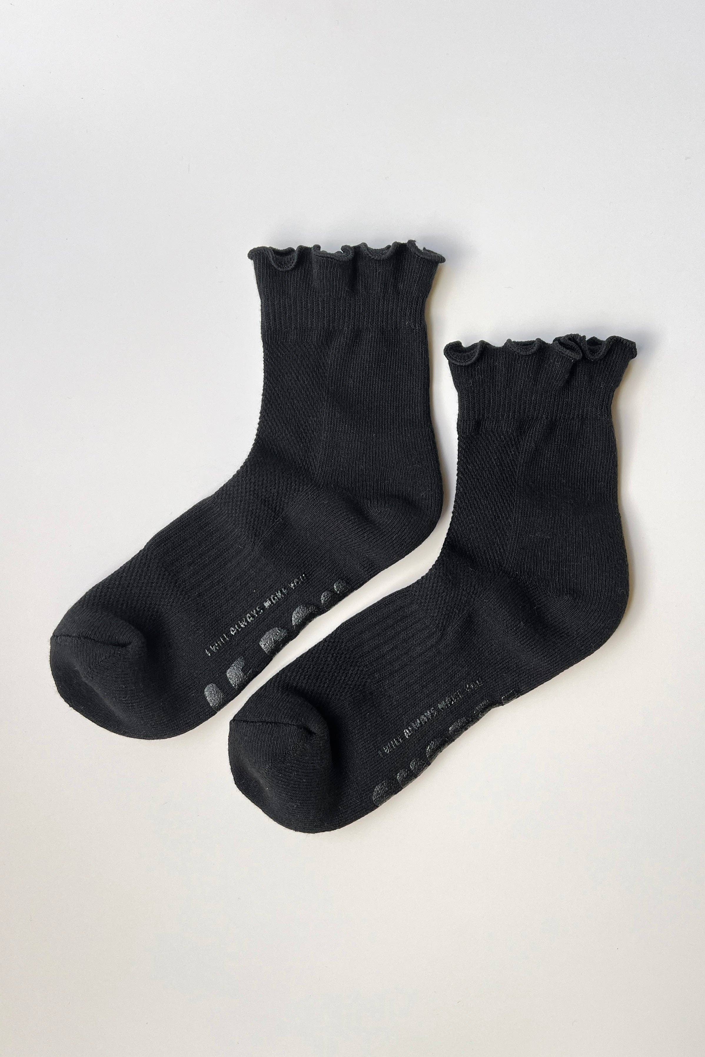 Ruffled Hugger Crew Socks