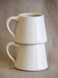 Handmade Ceramic Mug - Satin White