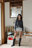 Piper Micro Short - Montauk Stripe
