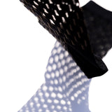 Anise Sheer Crew Socks - Black