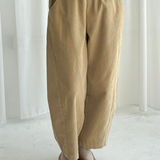 Corduroy Arc Pants - Khaki