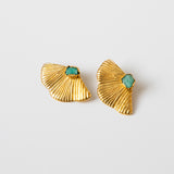 Aretes Vertical Waves Earrings