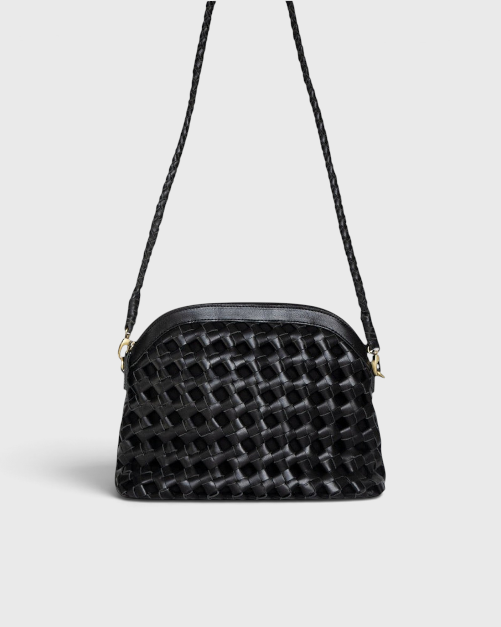 Bembien Carmen Bag, Black leather, front view