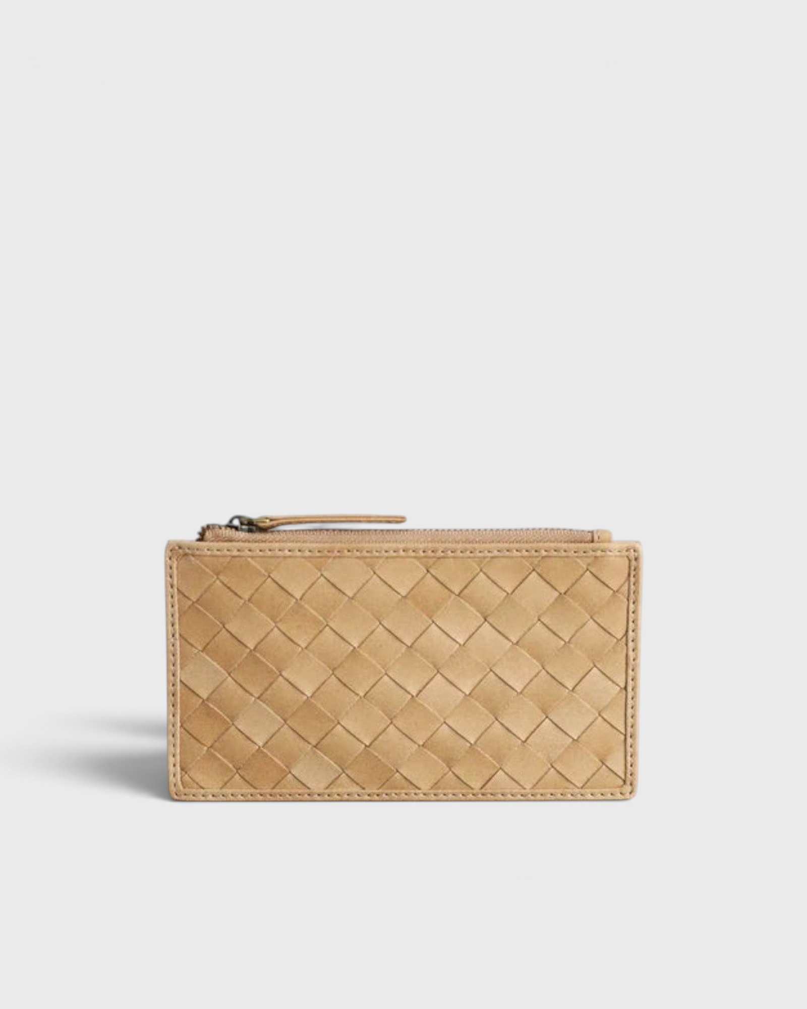BEMBIEN-Card-Case-Large-Caramel-Front
