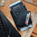 Este Passport Holder - Black pictured with other bembien products