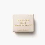 box for No. 2 Claw Clip - Black Marble