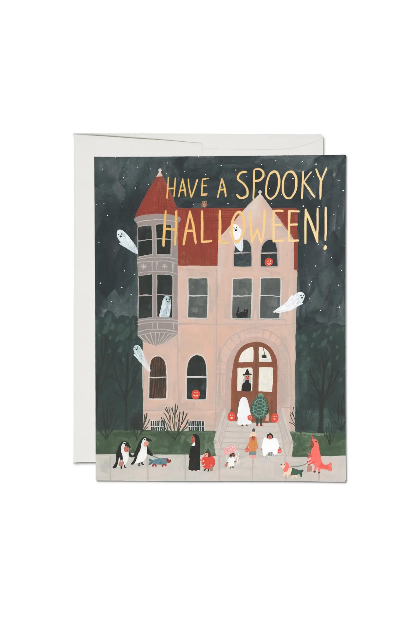 Trick or Treat Spooky Halloween Card