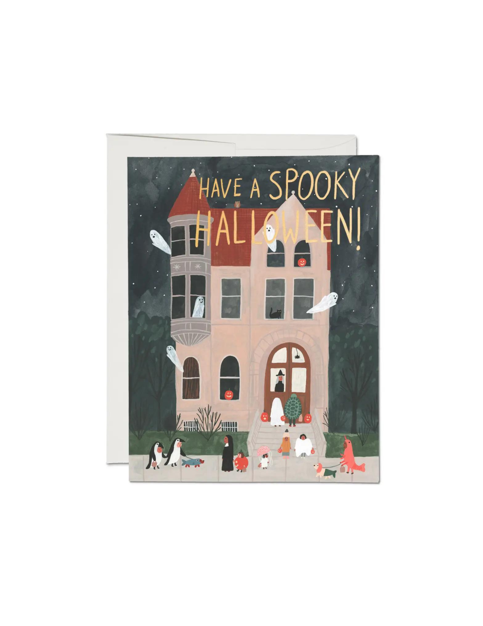Trick or Treat Spooky Halloween Card