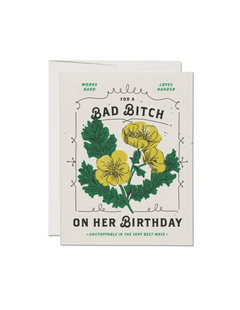 Bad Bitch Birthday Card
