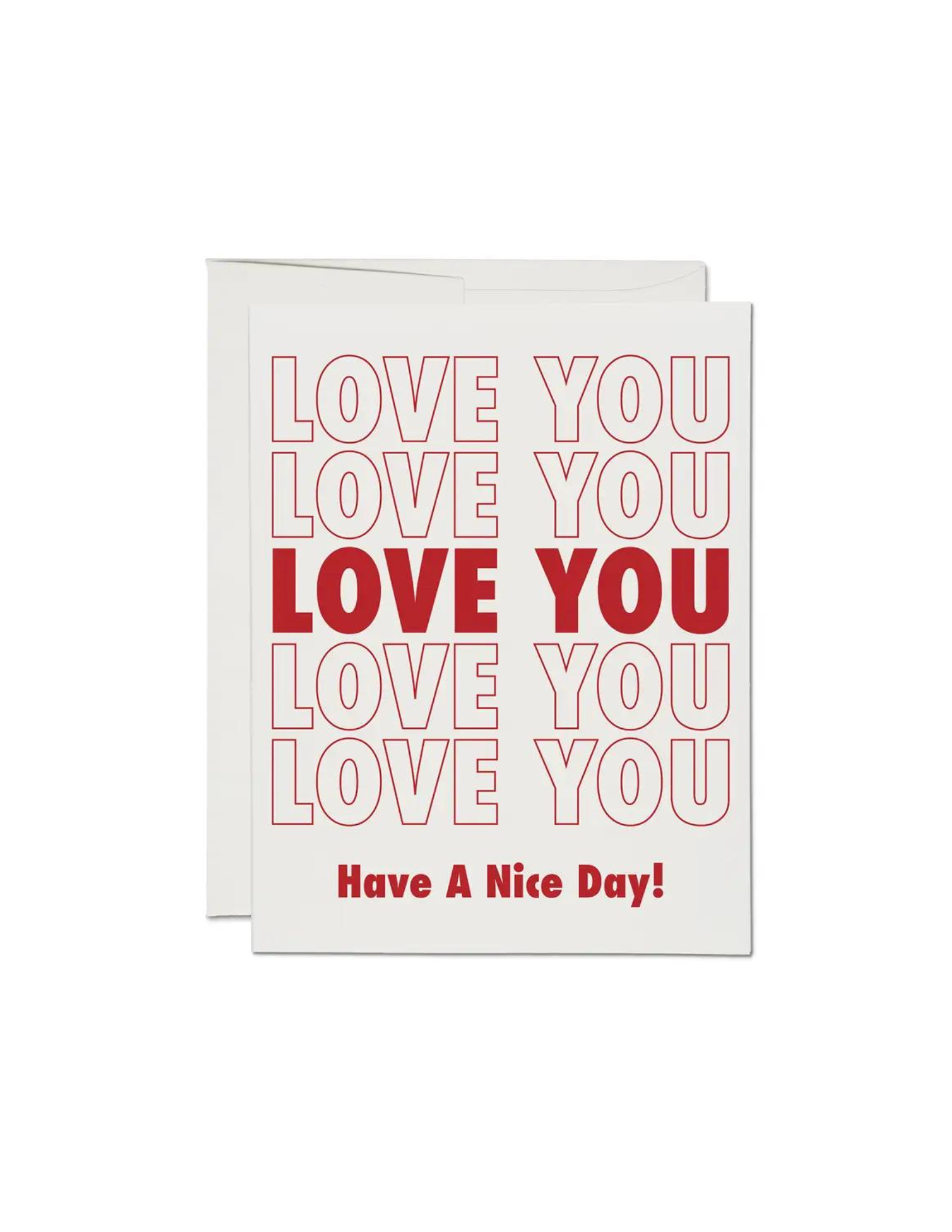 Grocery Bag Love Greeting Card
