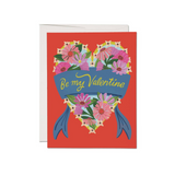 Daisy Heart Valentine Card