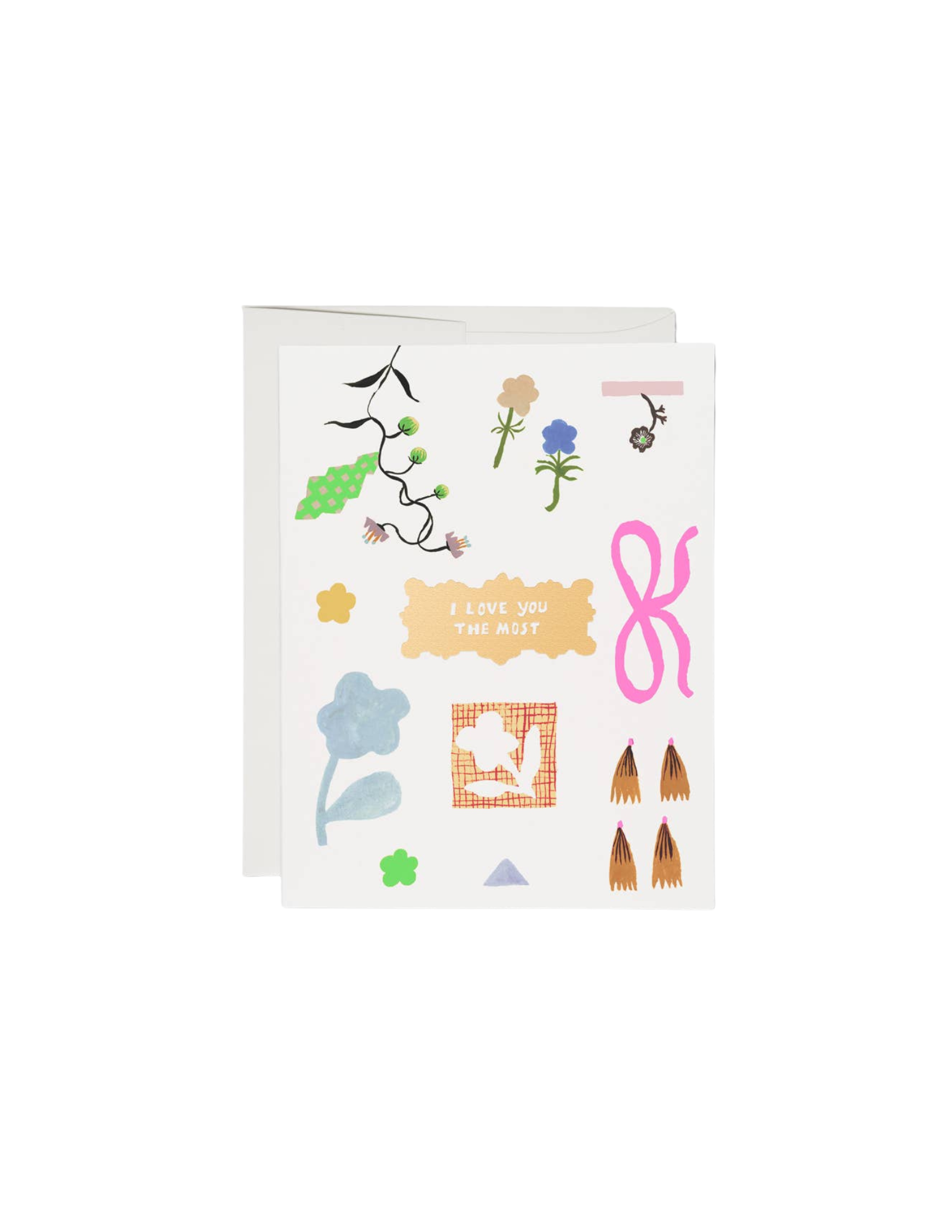 Petals and Blooms Love Card
