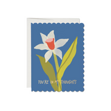 Scalloped Daffodil Sympathy Card