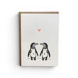 Lark Press Penguins in Love Card