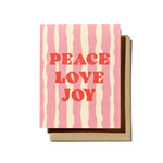 Peace Love Joy Card