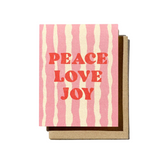 Peace Love Joy Card