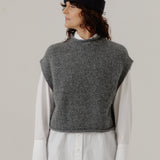 Alpaca Iris Vest - Stone