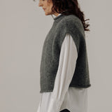 Alpaca Iris Vest - Stone