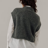 Alpaca Iris Vest - Stone