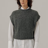 Alpaca Iris Vest - Stone