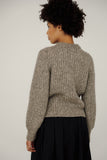 back view of Cora Crew Neck - Oat