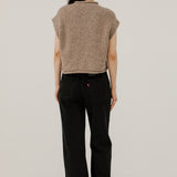 Alpaca Iris Vest - Dark Fawn