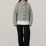 Oversized Shawl Cardigan - Chambray