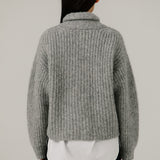 Oversized Shawl Cardigan - Chambray
