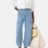 Rhannon Barrel Jeans - Light Blue