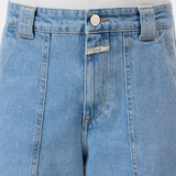Rhannon Barrel Jeans - Light Blue