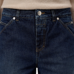 CLOSED Wylie wide denim short in dark blue vintage wash - view 3