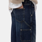 CLOSED Wylie wide denim short in dark blue vintage wash - view 4