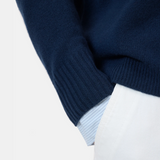 Merino Wool Turtleneck - Dark Night