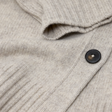 Rollneck Cardigan - Silt Grey