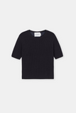 Flat lay view of Knitted Shirt - Black