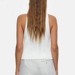 Back of Cotton Top - Ivory