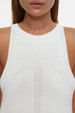 Front Details on Cotton Top - Ivory