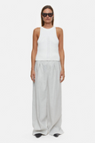 Closed Cotton Top - Ivory styled with slouchy trousers