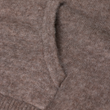Alpaca Wool Mix Hoodie - Clay Beige