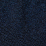 CLOSED Crew Neck Short Sleeve in Dark Night — alpaca-wool knit texture close-up